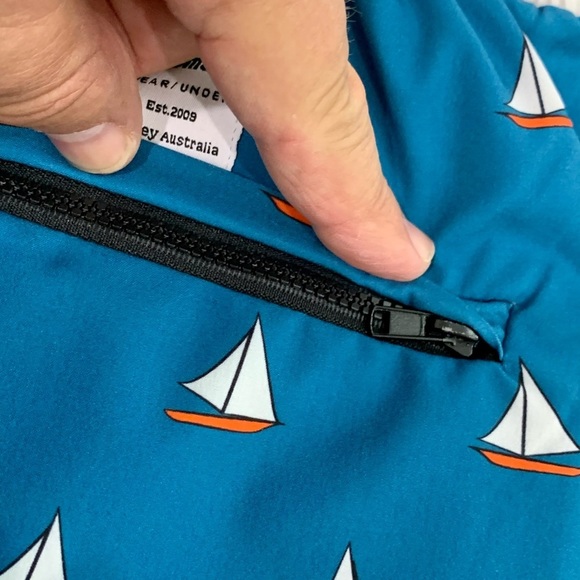 Mosmann Australian Swim Trunks. Medium - Picture 6 of 8